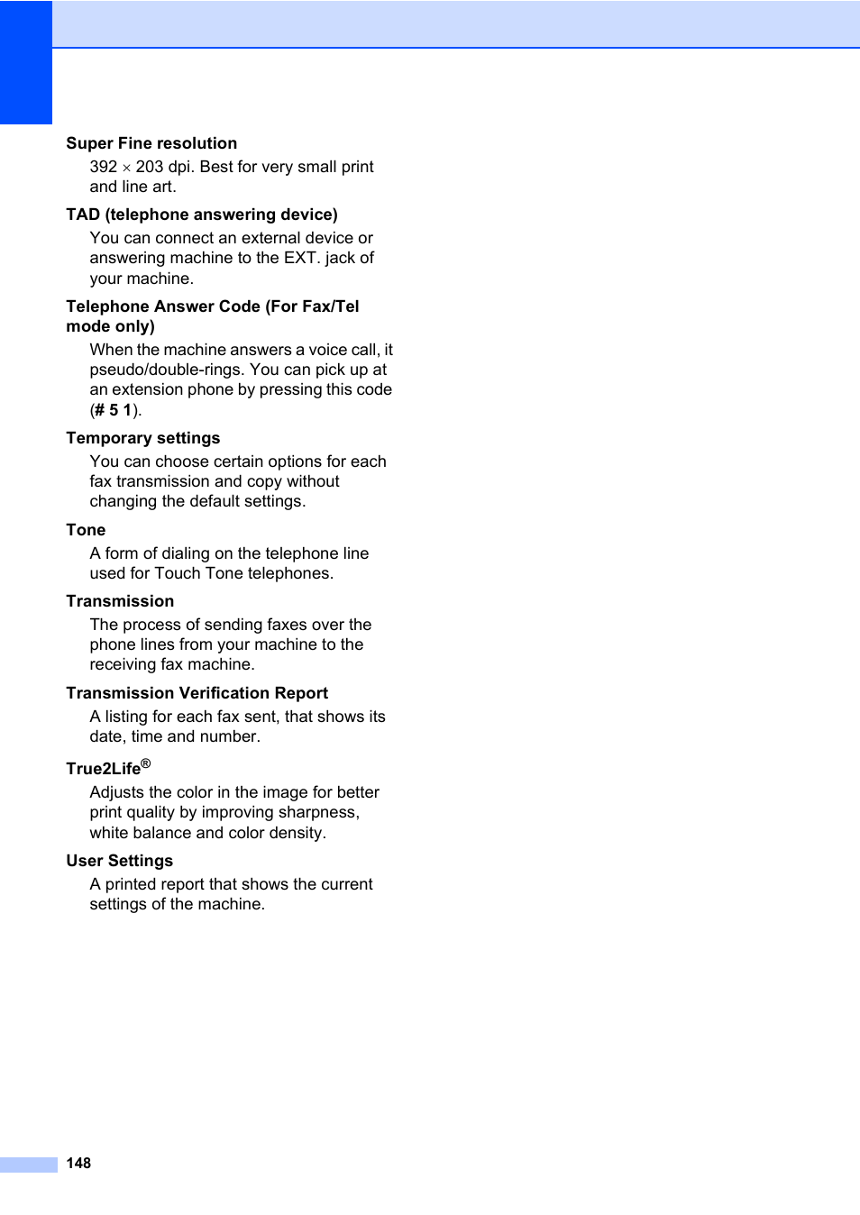 Brother MFC-820CW User Manual | Page 164 / 171