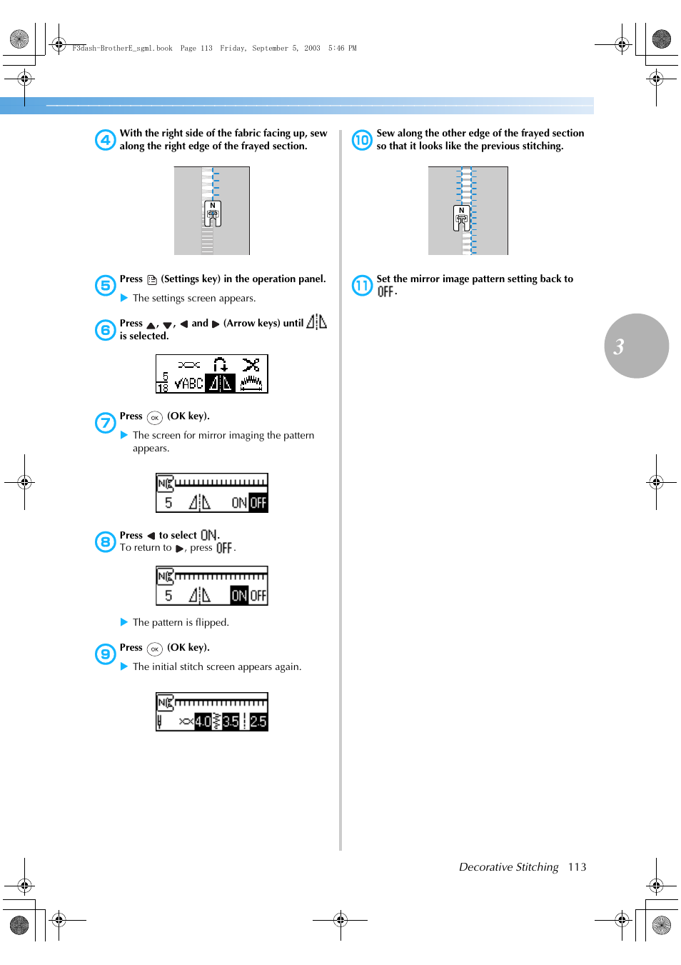 Brother NX 600 User Manual | Page 119 / 160