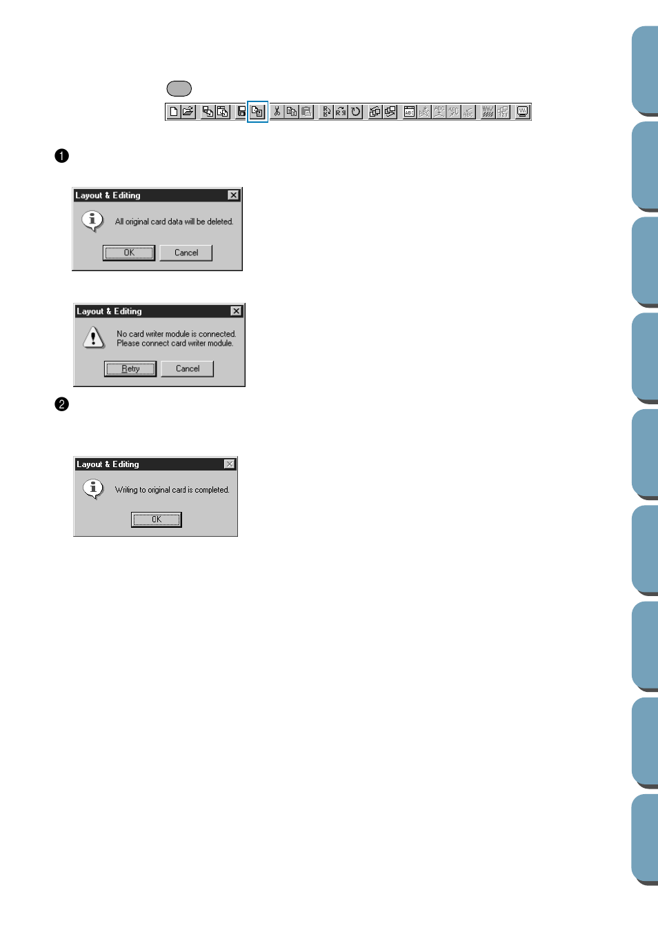 Write to card, Print setup | Brother PE-DESIGN Ver.432 User Manual | Page 138 / 200