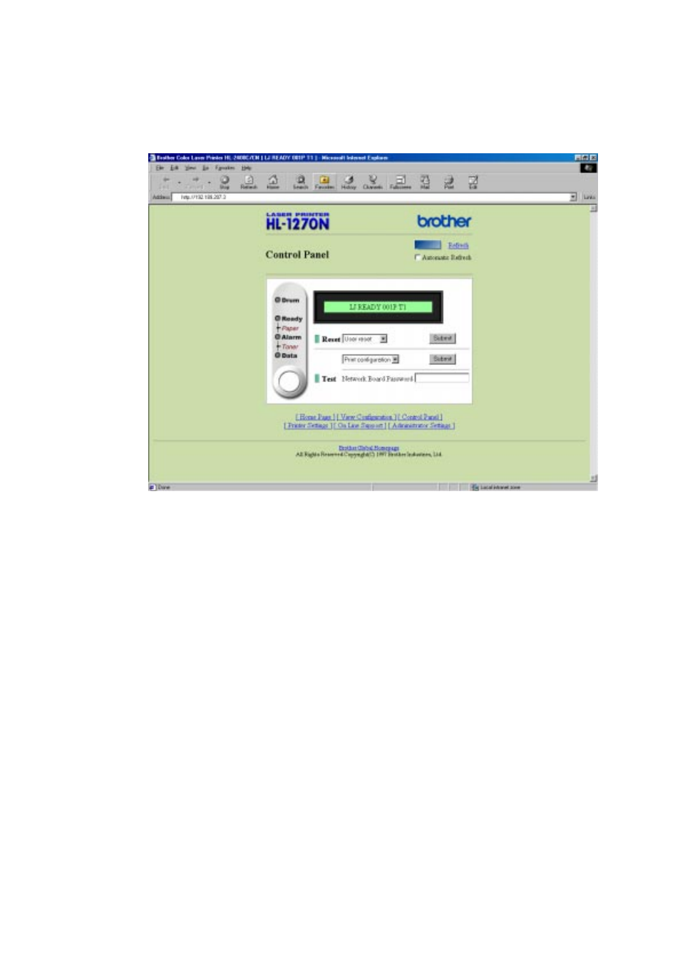 Brother HL 1270N User Manual | Page 92 / 122