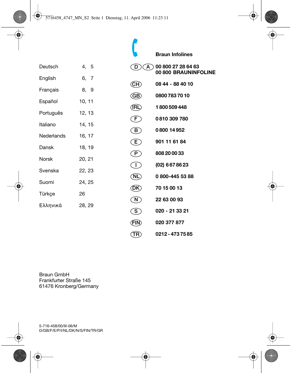 Braun 4747 TriControl S User Manual | Page 2 / 30