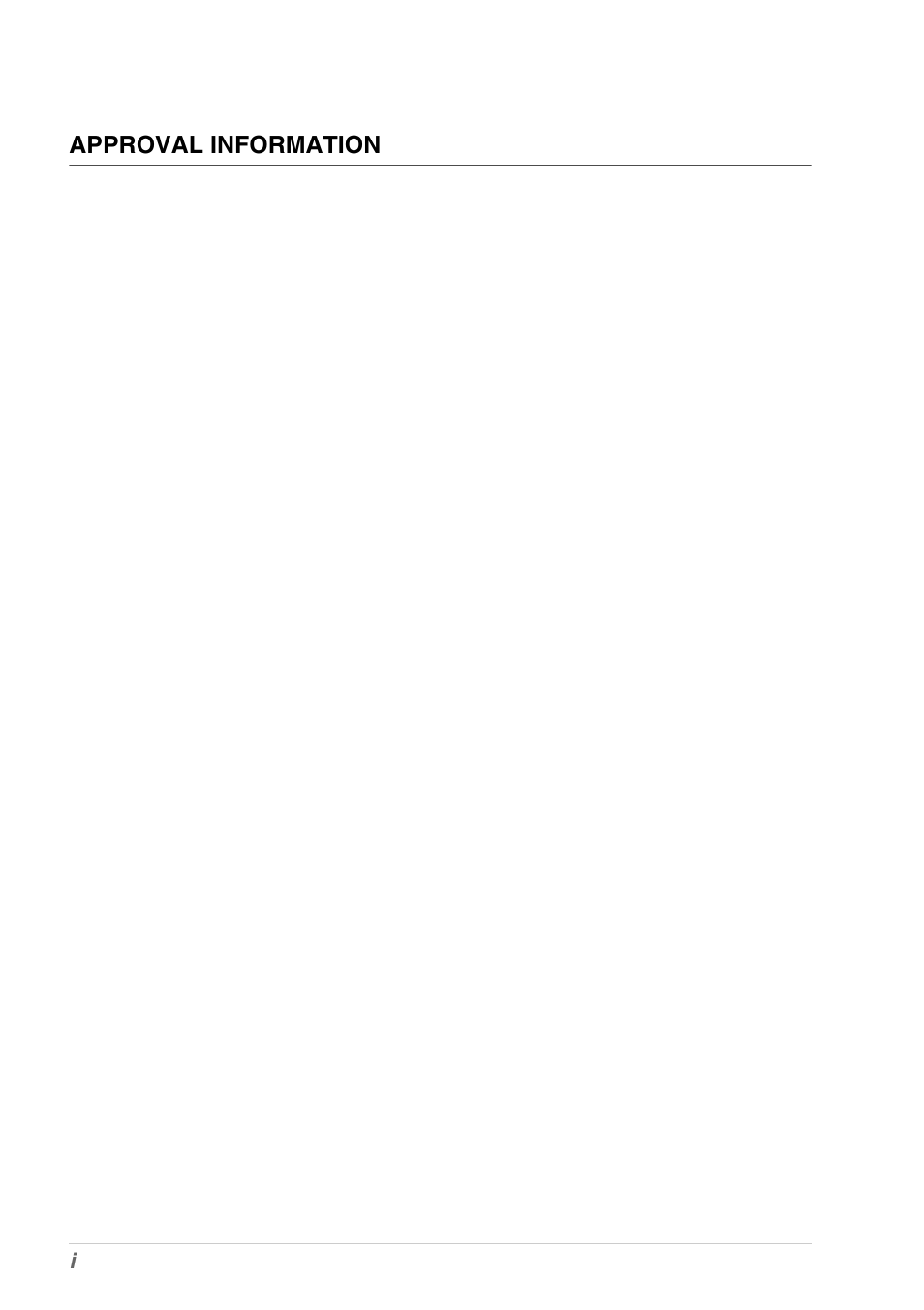 Approval information | Brother MFC-9030 User Manual | Page 2 / 166