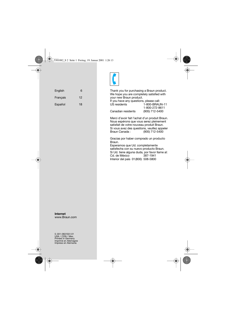 Braun Clean & Charge (Syncro) User Manual | Page 2 / 21
