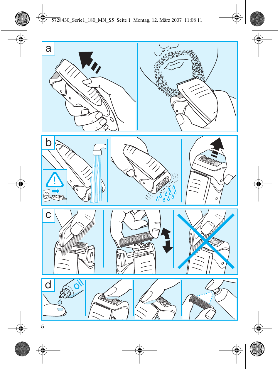 Ad oil b c | Braun 180 Series 1 User Manual | Page 4 / 51