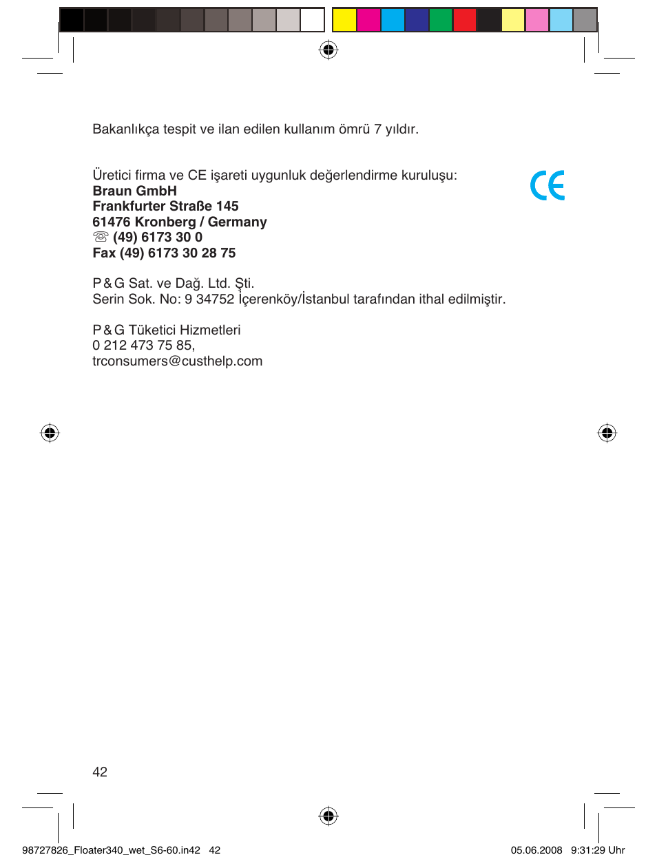 Braun 340 Series 3  RU User Manual | Page 41 / 56