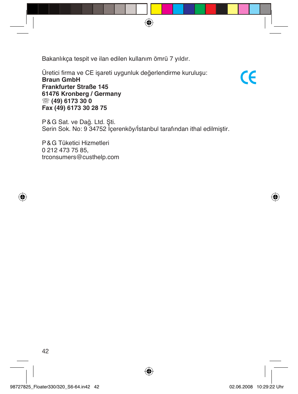 Braun 330-5776 Series 3 User Manual | Page 41 / 58