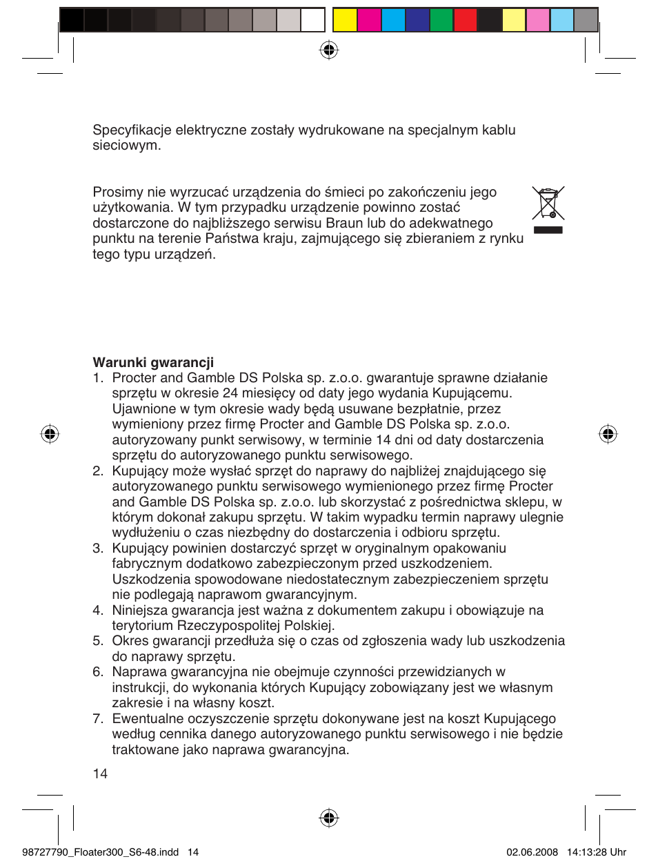 Braun 300 Series 3  RU User Manual | Page 13 / 45