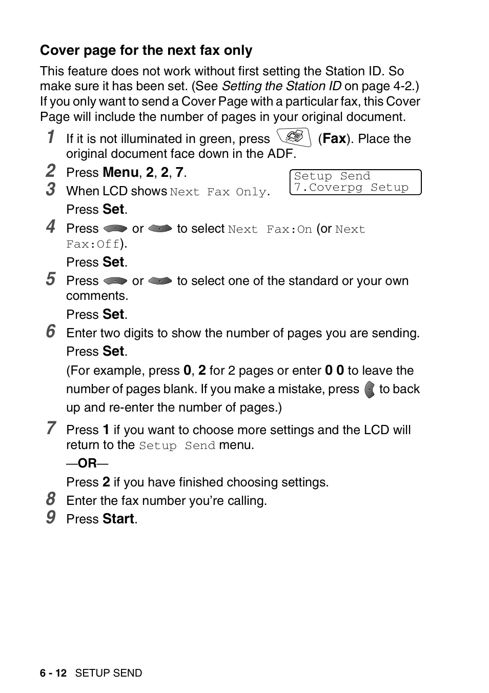 Brother MFC 8220 User Manual | Page 94 / 203