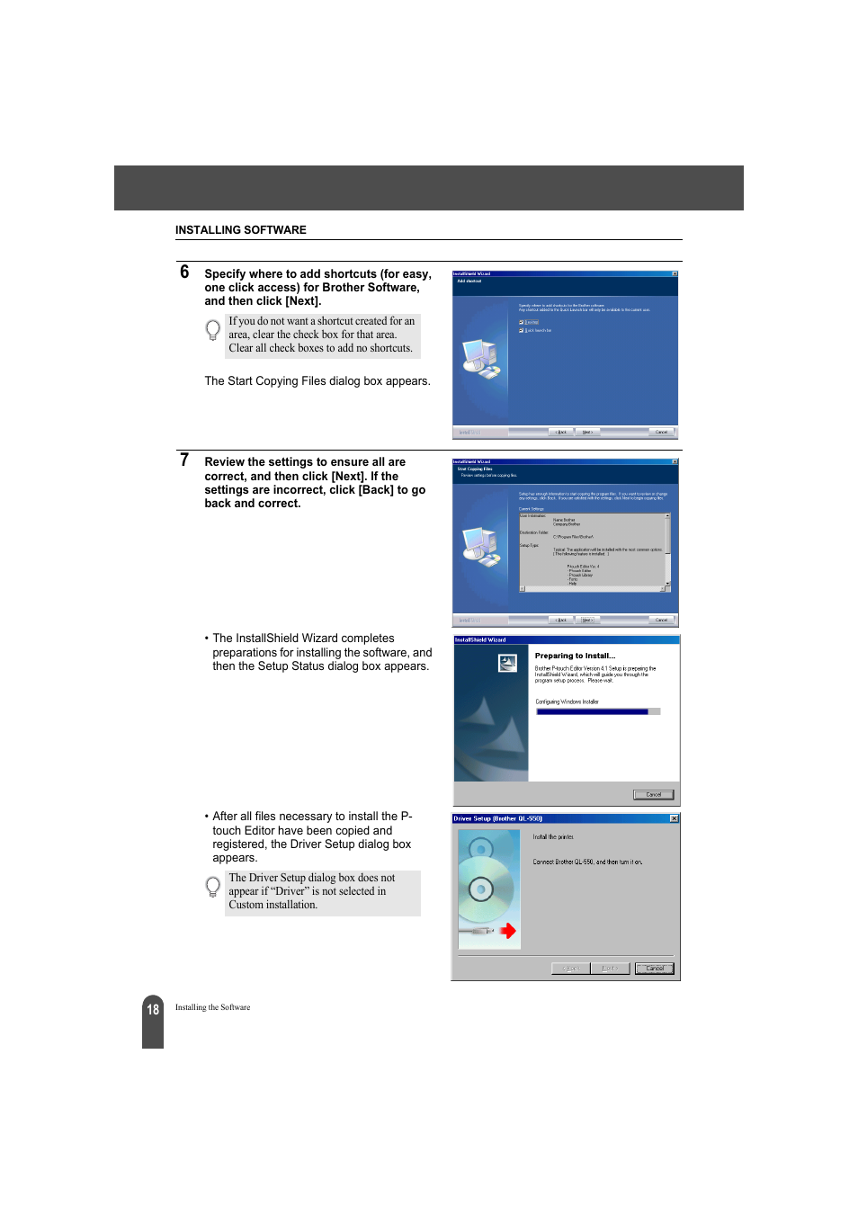Brother QL-500A User Manual | Page 22 / 70