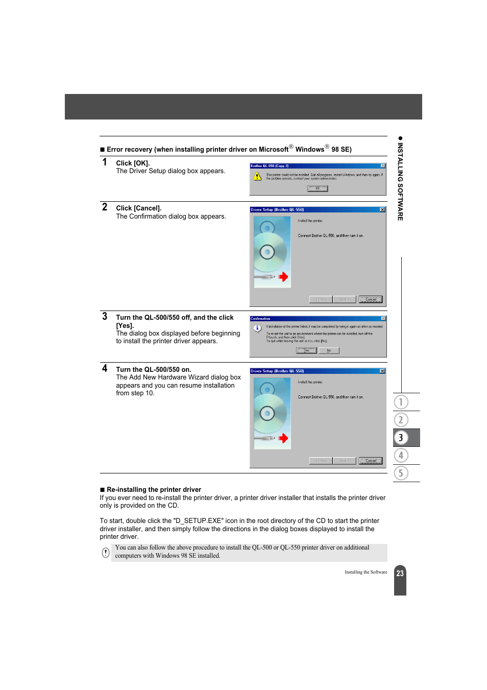 Brother QL-500A User Manual | Page 27 / 70