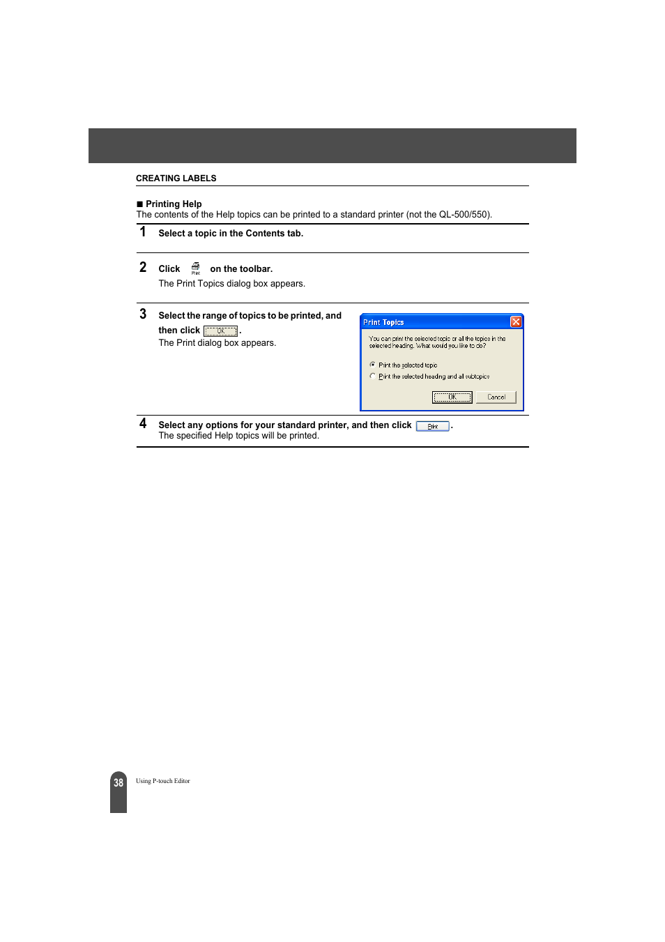Brother QL-500A User Manual | Page 42 / 70