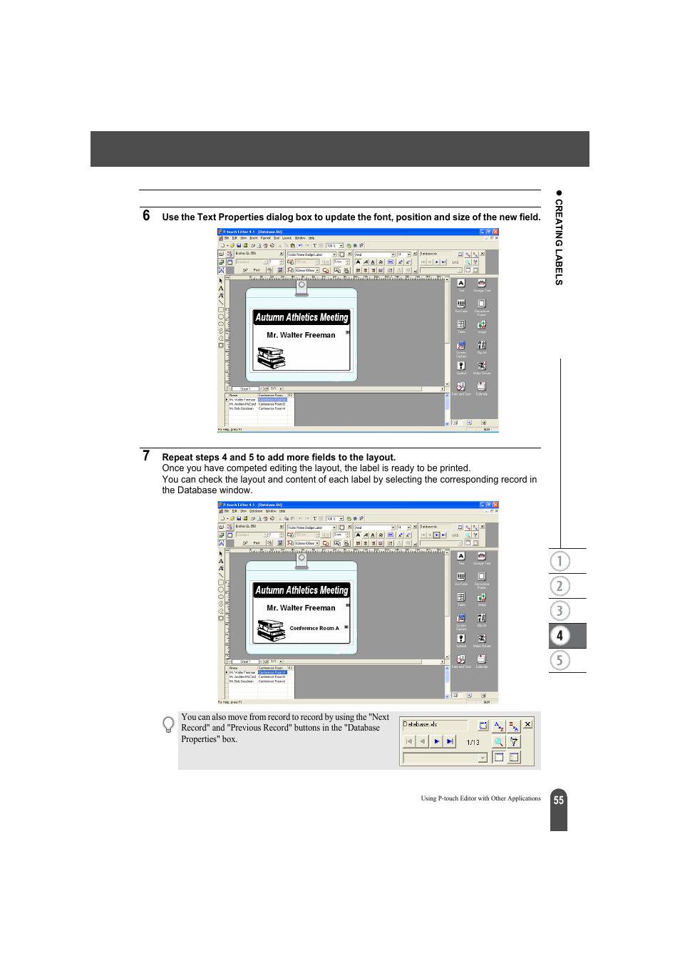 Brother QL-500A User Manual | Page 59 / 70