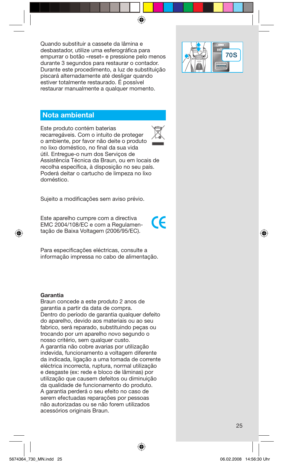 Nota ambiental | Braun 720 Series 7  FR User Manual | Page 25 / 59