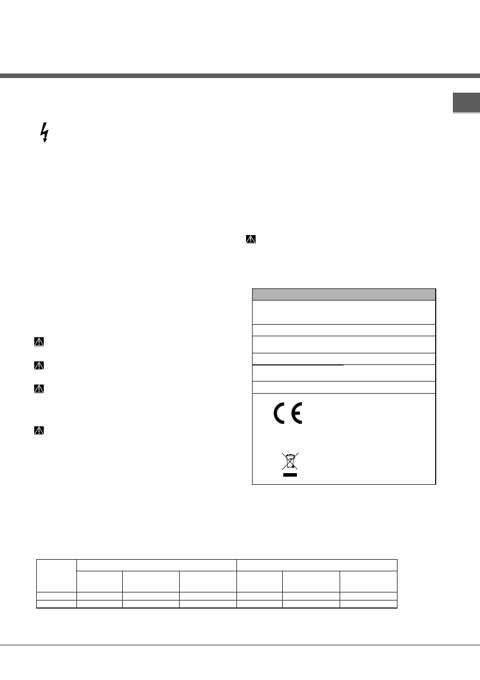 Hinweise zur ersten inbetriebnahme | Hotpoint Ariston LFTA+ 2164 A-HA.R User Manual | Page 39 / 84