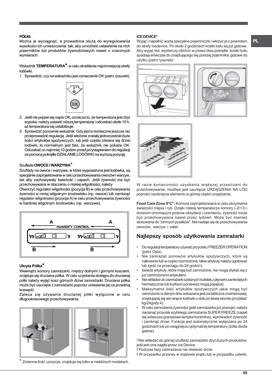 Hotpoint Ariston E4D xx xx User Manual | Page 45 / 52