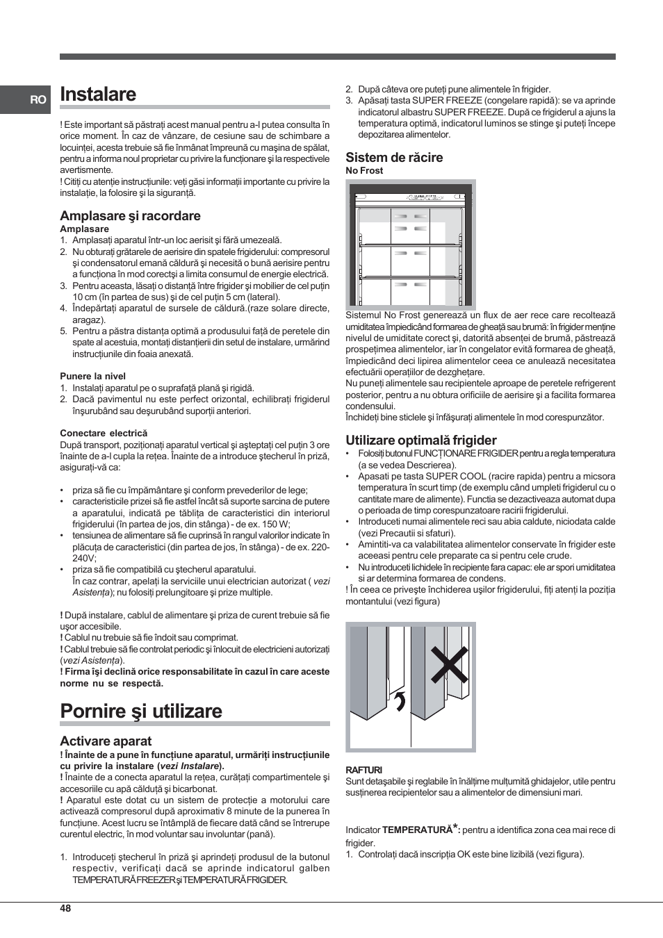 Hotpoint Ariston E4D xx xx User Manual | Page 48 / 52