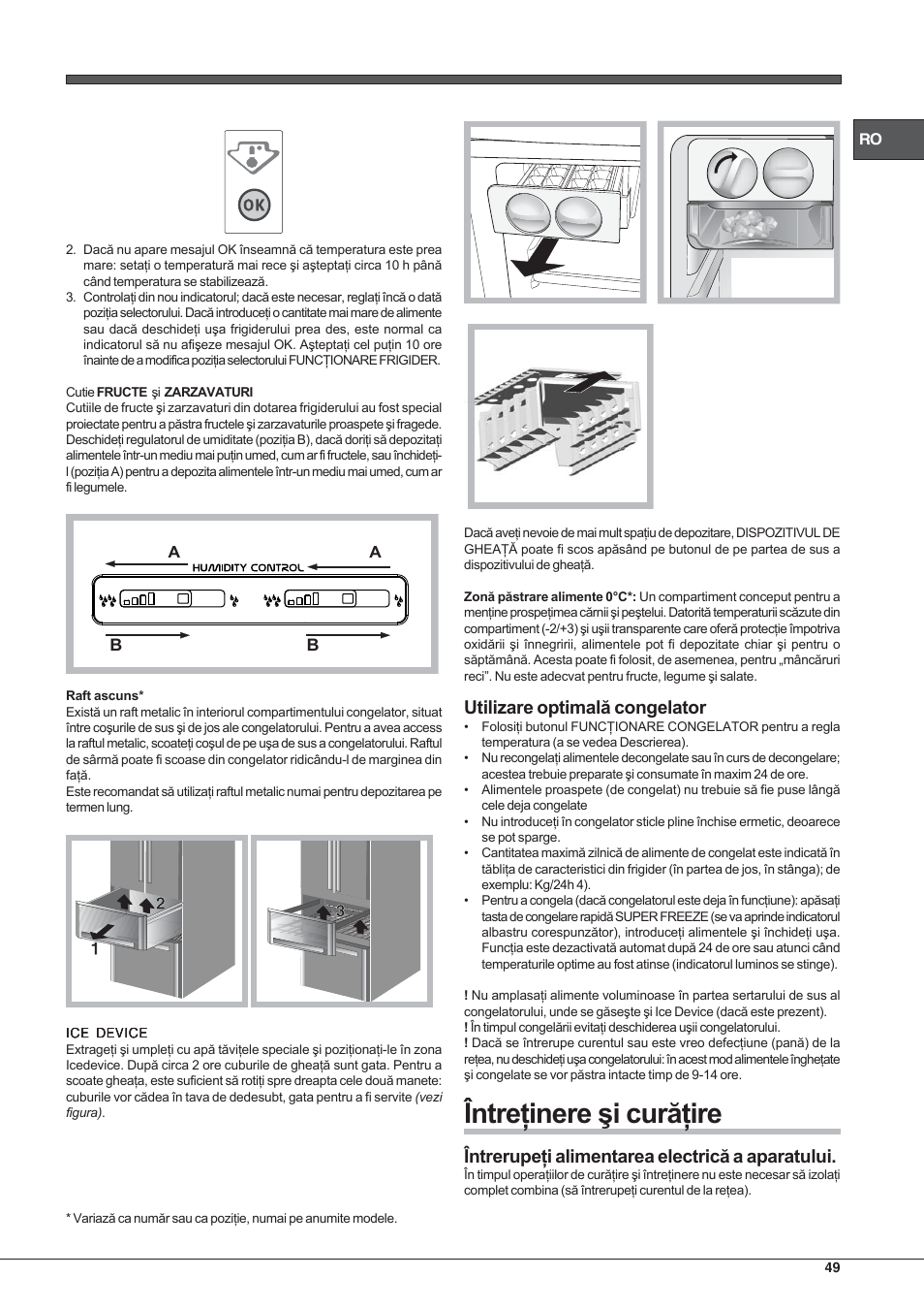 Hotpoint Ariston E4D xx xx User Manual | Page 49 / 52