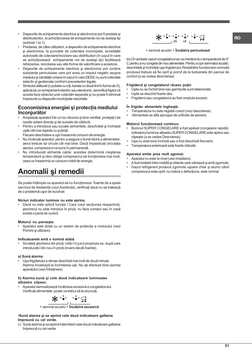 Hotpoint Ariston E4D xx xx User Manual | Page 51 / 52