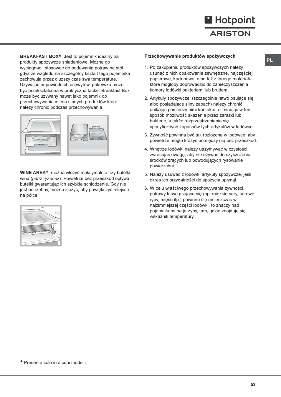 Hotpoint Ariston Una puerta SDS 1722 J-HA User Manual | Page 53 / 88