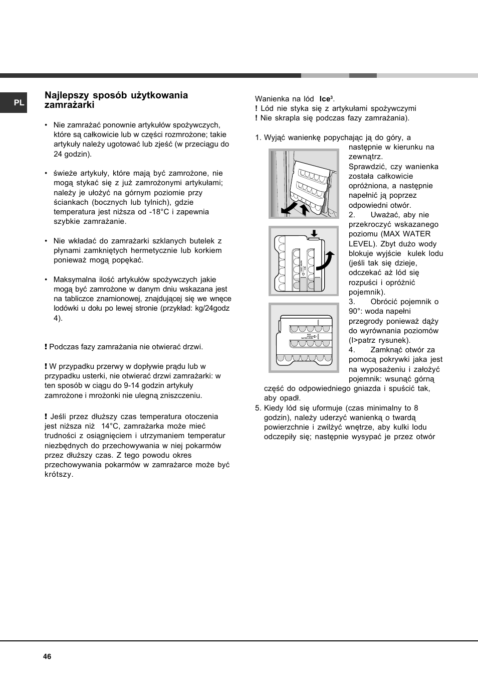 Hotpoint Ariston Doble puerta BD 2922 EU-HA User Manual | Page 46 / 52