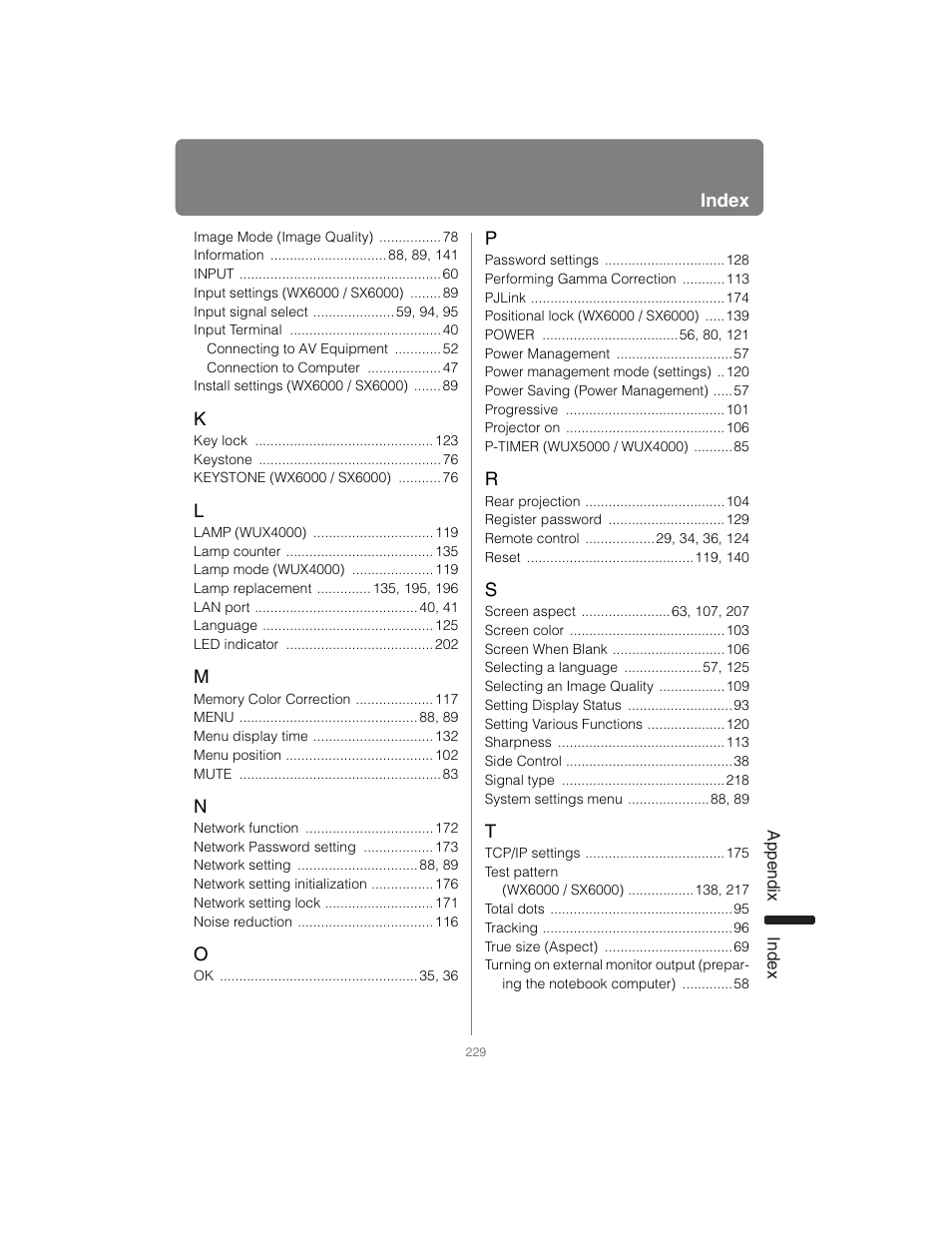 Canon XEED SX6000 User Manual | Page 229 / 240