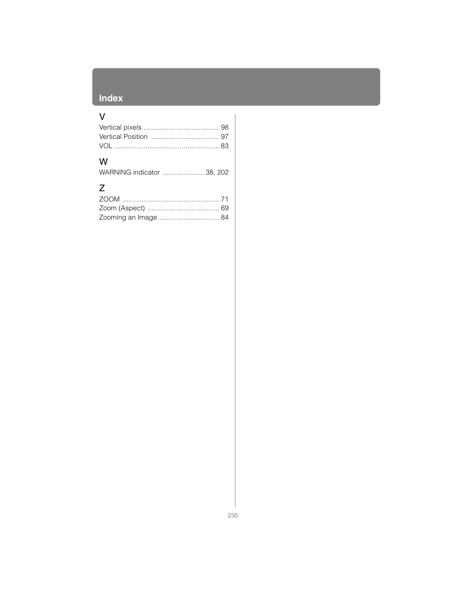 Canon XEED SX6000 User Manual | Page 230 / 240
