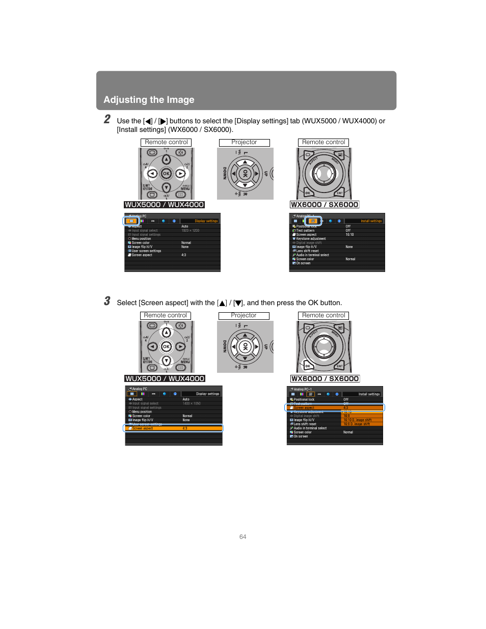 Canon XEED SX6000 User Manual | Page 64 / 240