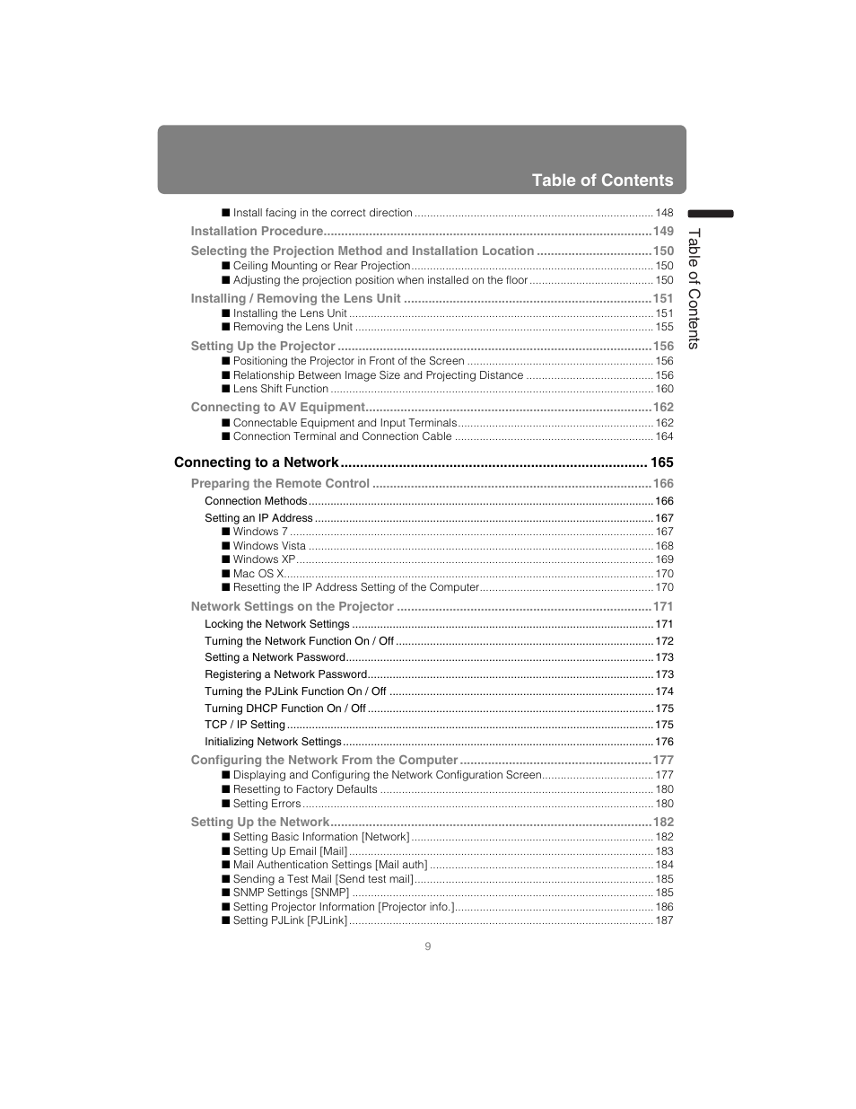 Canon XEED SX6000 User Manual | Page 9 / 240