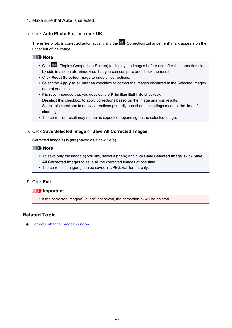 Related topic | Canon PIXMA MX395 User Manual | Page 143 / 300