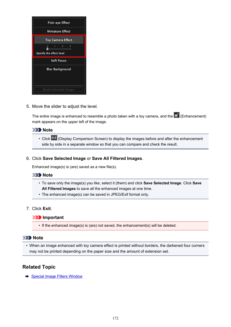 Related topic | Canon PIXMA MX395 User Manual | Page 172 / 300