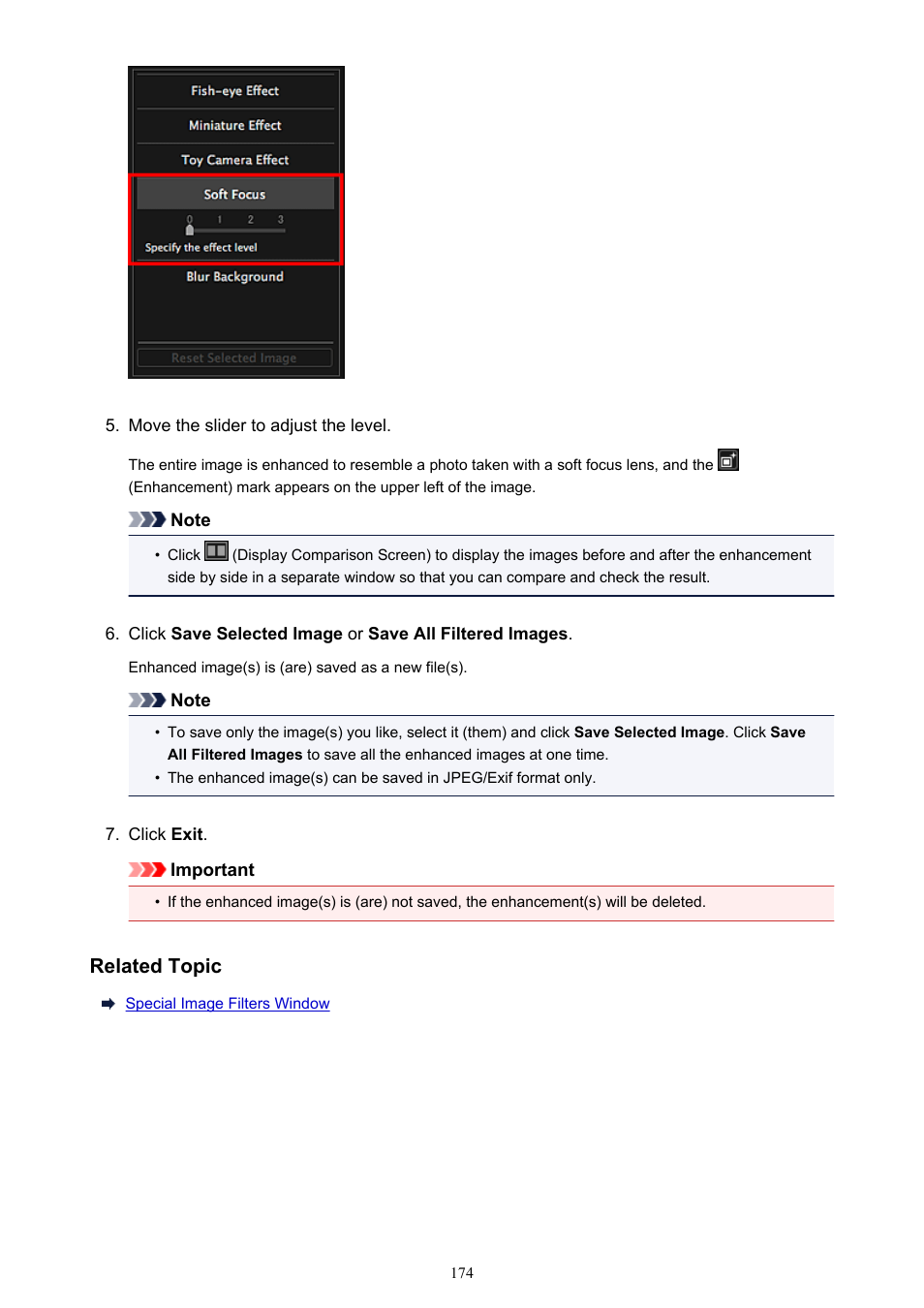 Related topic | Canon PIXMA MX395 User Manual | Page 174 / 300