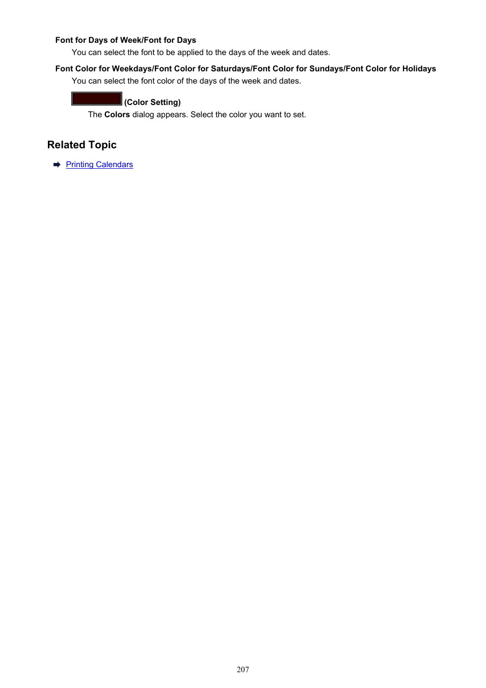 Related topic | Canon PIXMA MX395 User Manual | Page 207 / 300