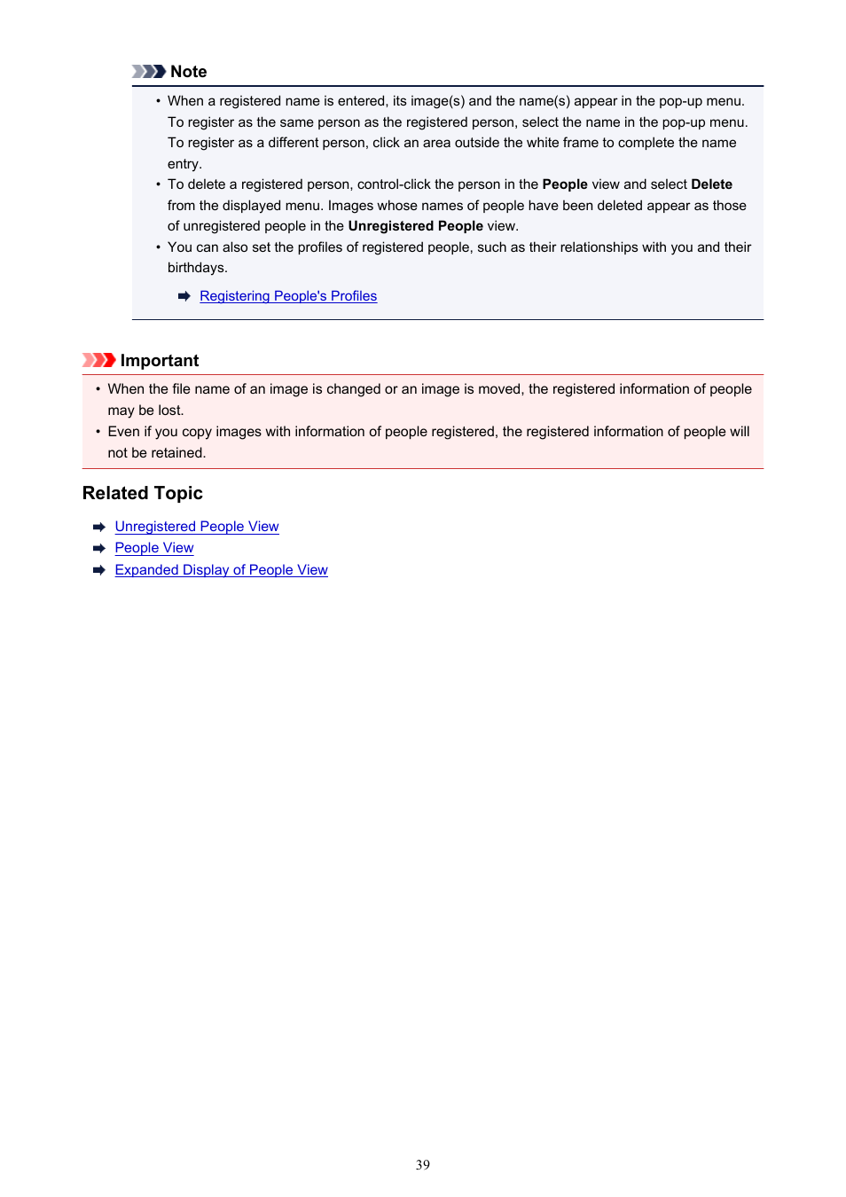 Related topic | Canon PIXMA MX395 User Manual | Page 39 / 300