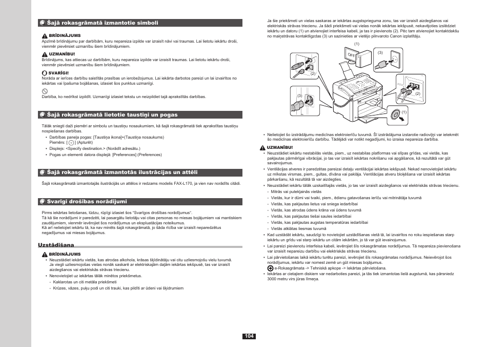 Lpp. 104 | Canon i-SENSYS FAX-L170 User Manual | Page 182 / 248