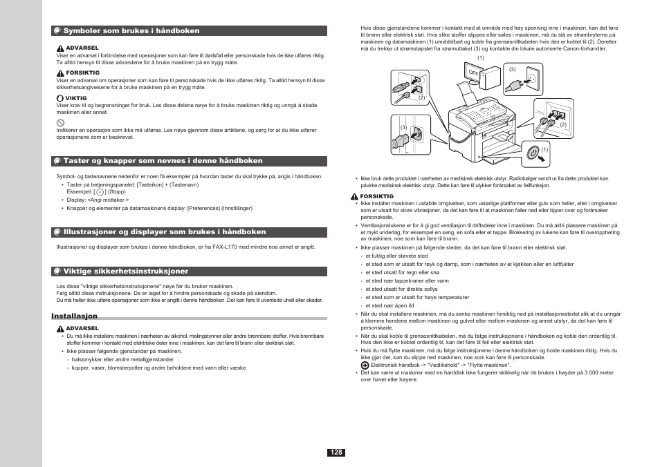 S.128 | Canon i-SENSYS FAX-L170 User Manual | Page 206 / 248