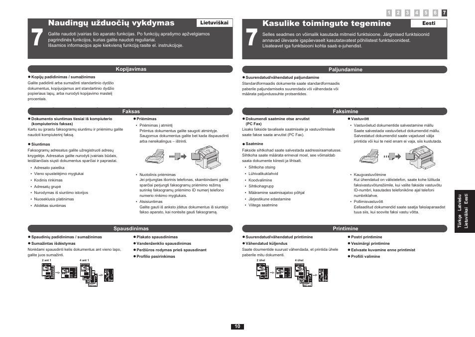 Naudingų užduočių vykdymas, Kasulike toimingute tegemine | Canon i-SENSYS FAX-L170 User Manual | Page 57 / 248
