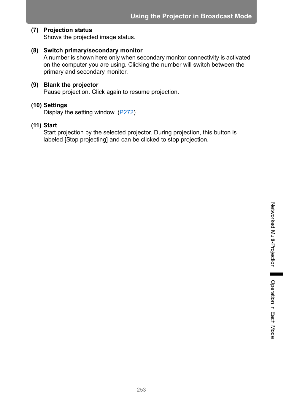 Canon XEED WUX450 User Manual | Page 253 / 314