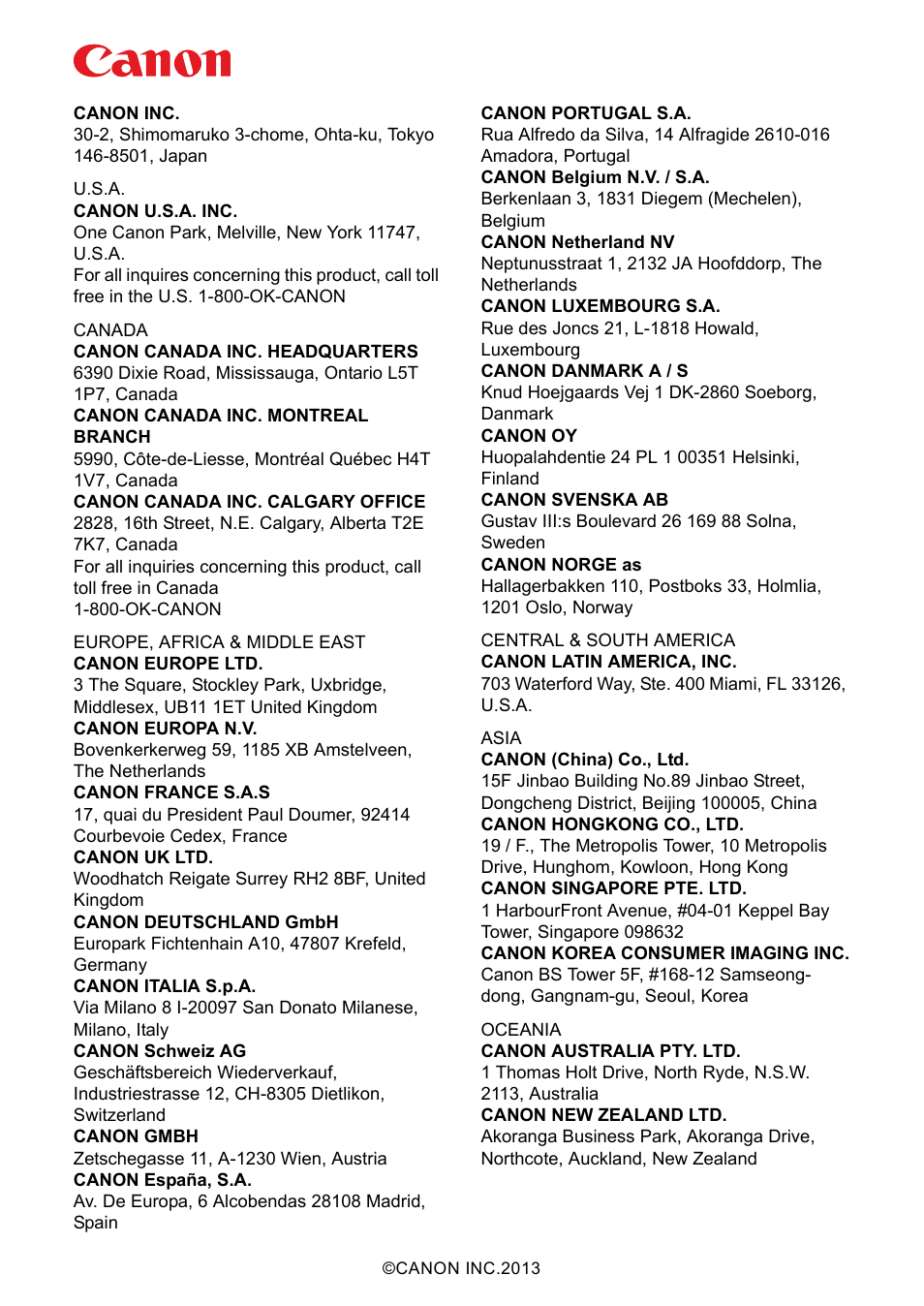 Canon XEED WUX450 User Manual | Page 314 / 314