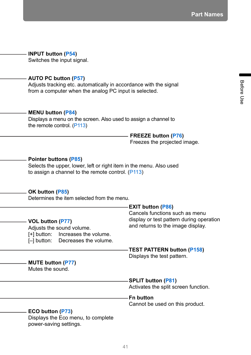 Canon XEED WUX450 User Manual | Page 41 / 314