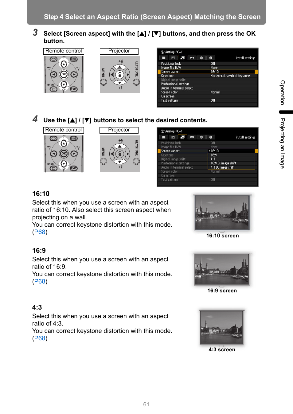Canon XEED WUX450 User Manual | Page 61 / 314