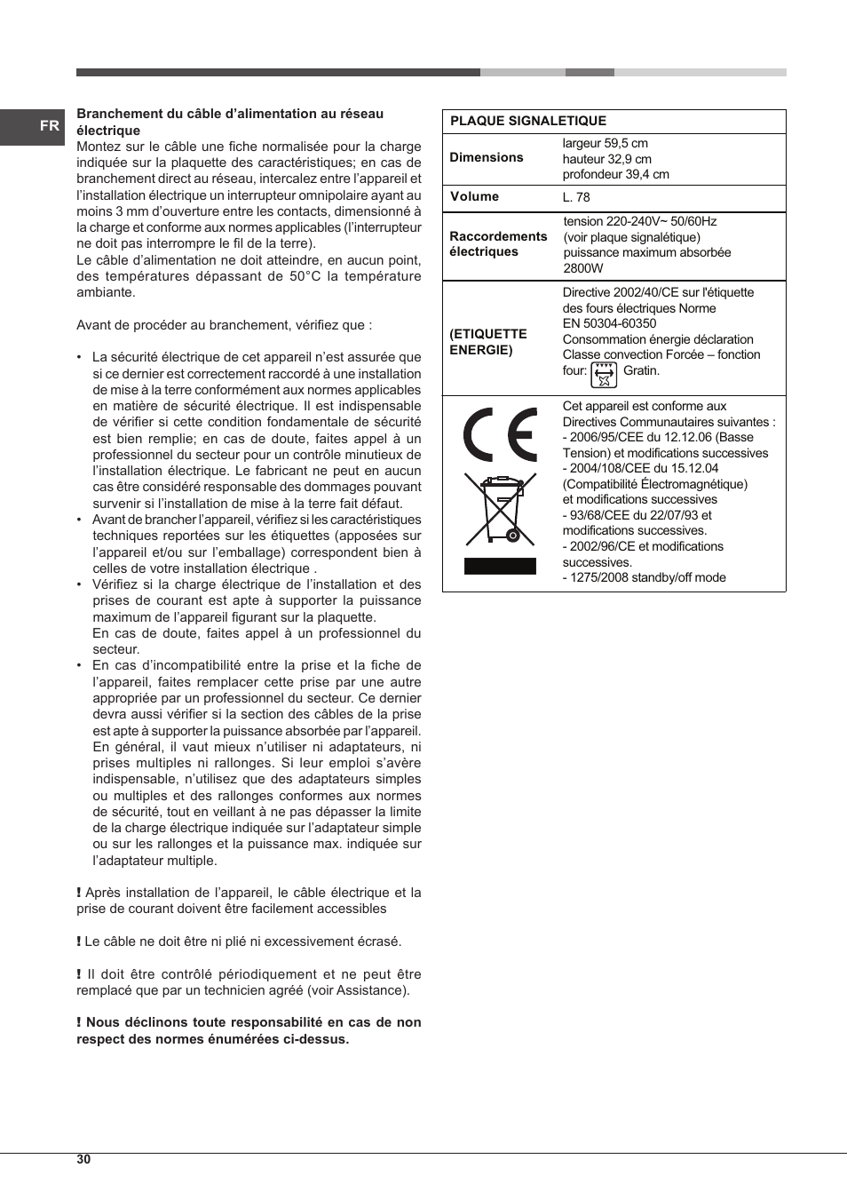 Hotpoint Ariston MH 99.1 IX-HA S User Manual | Page 30 / 76