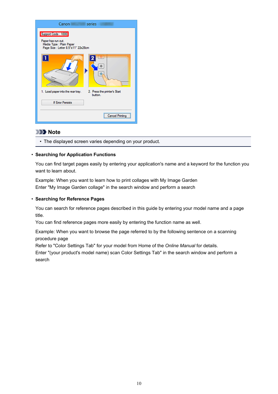 Canon PIXMA IP2700 User Manual | Page 10 / 339