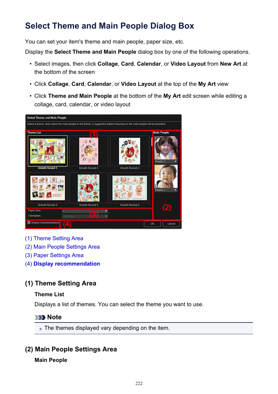 Select theme and main people dialog box | Canon PIXMA IP2700 User Manual | Page 222 / 339