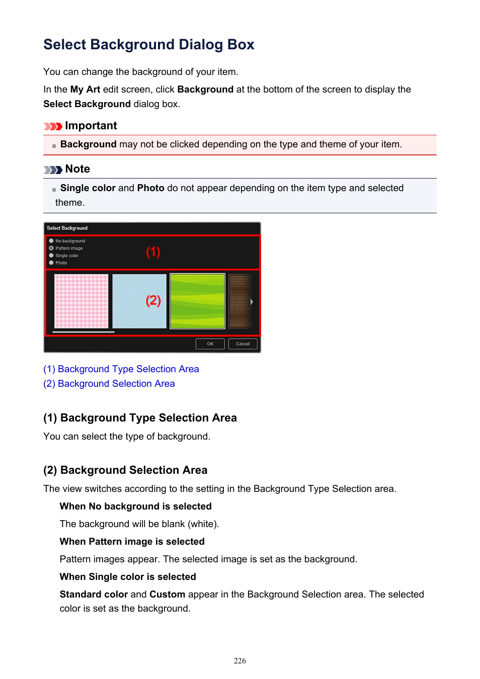 Select background dialog box | Canon PIXMA IP2700 User Manual | Page 226 / 339
