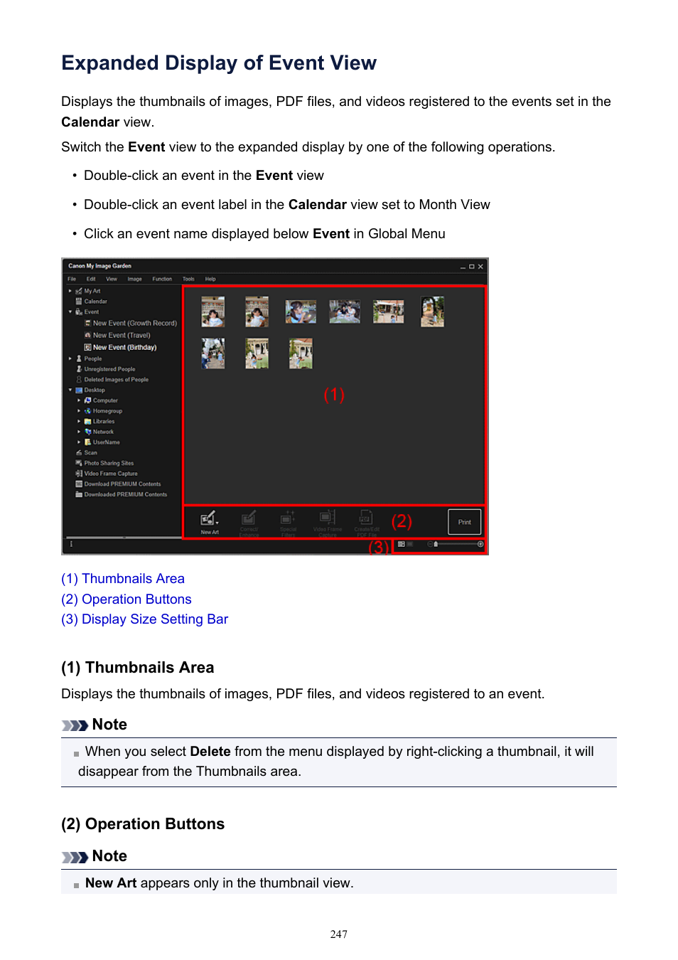 Expanded display of event view, Expanded display of event | Canon PIXMA IP2700 User Manual | Page 247 / 339