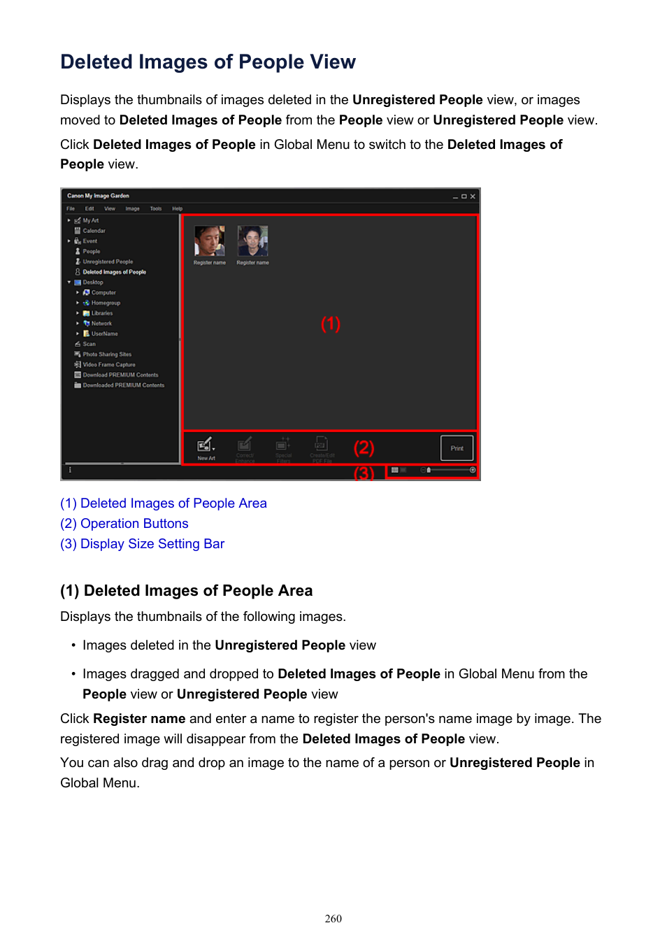 Deleted images of people view | Canon PIXMA IP2700 User Manual | Page 260 / 339