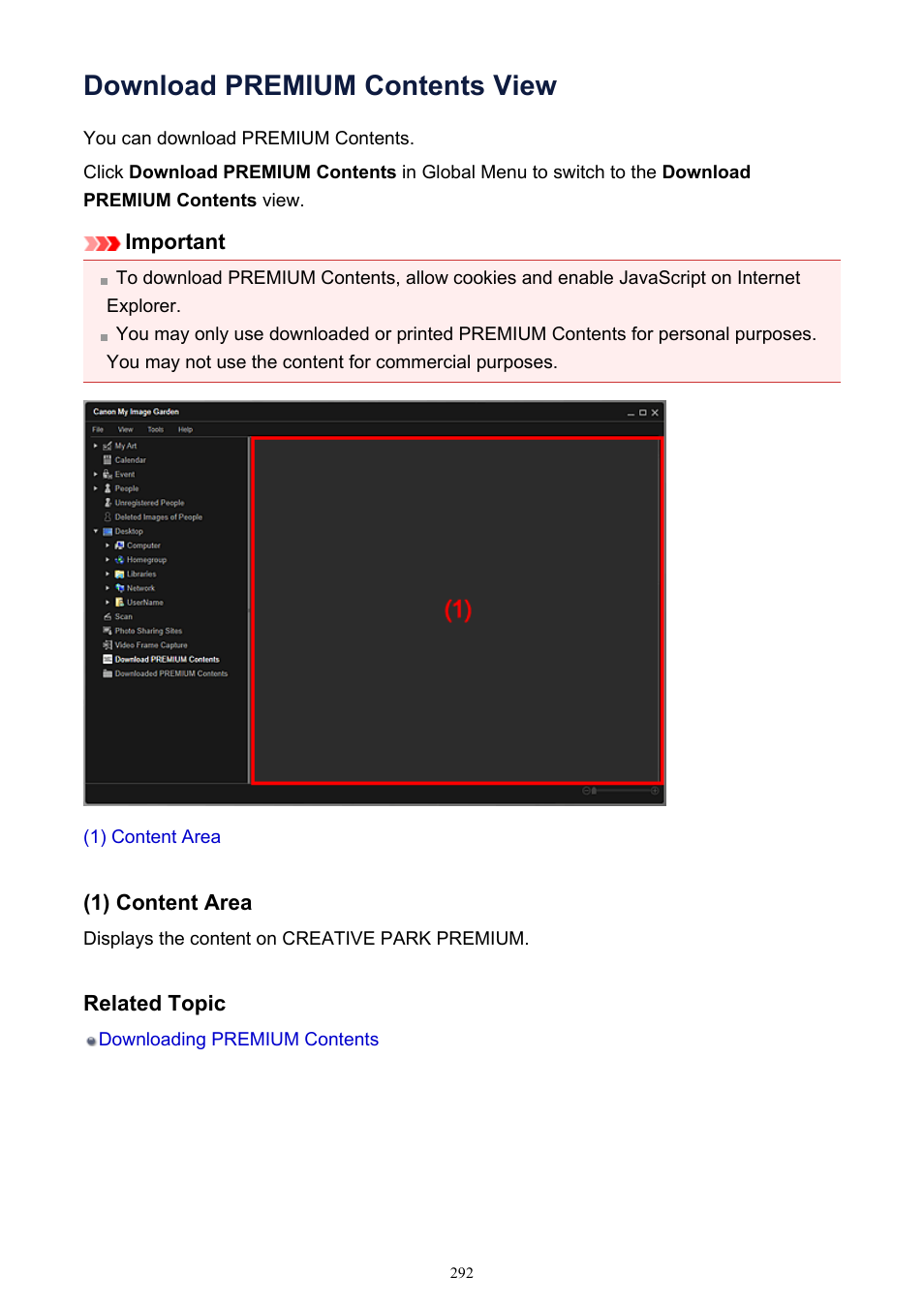 Download premium contents view | Canon PIXMA IP2700 User Manual | Page 292 / 339