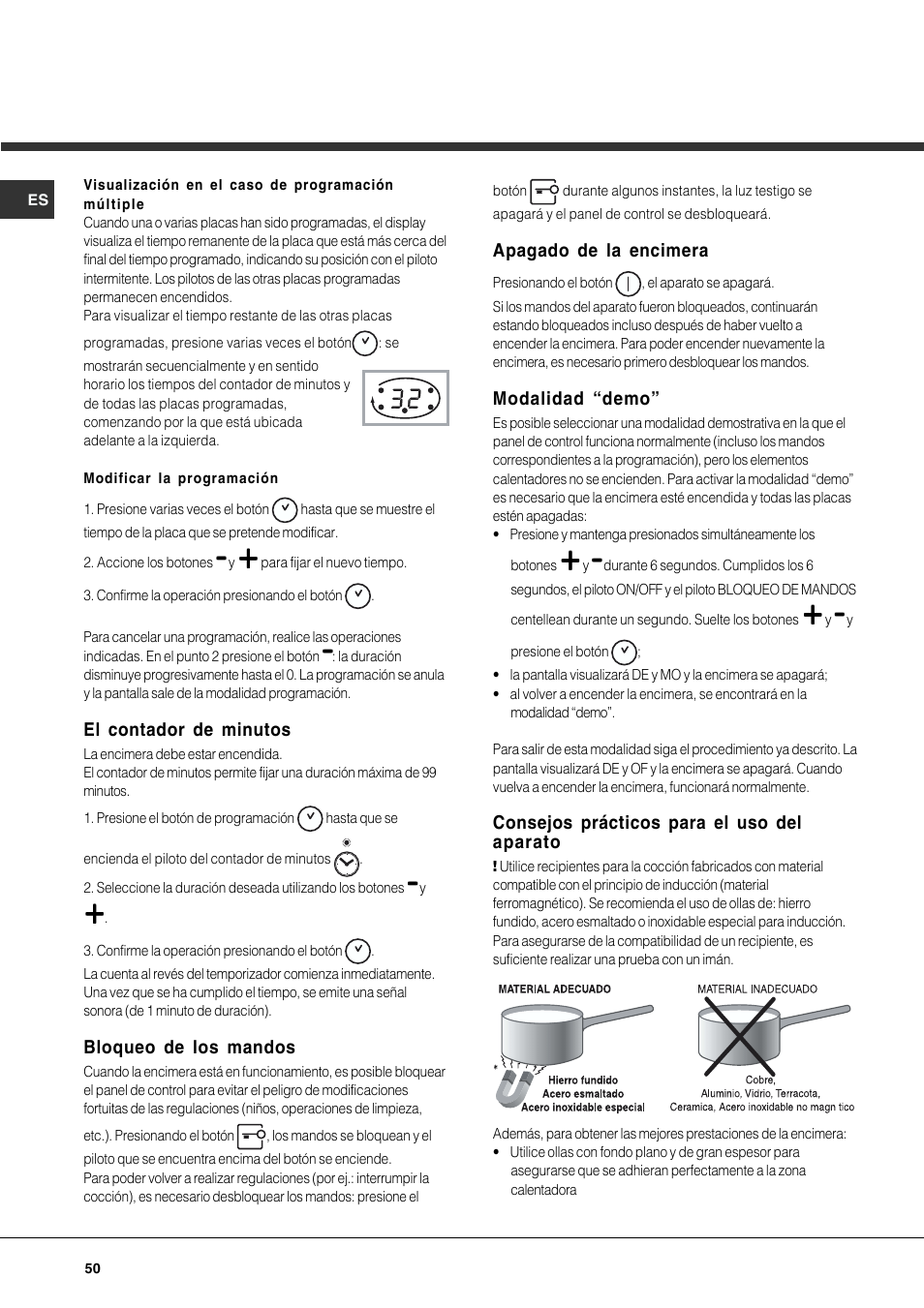 Hotpoint Ariston KIO 744 DD Z User Manual | Page 50 / 56