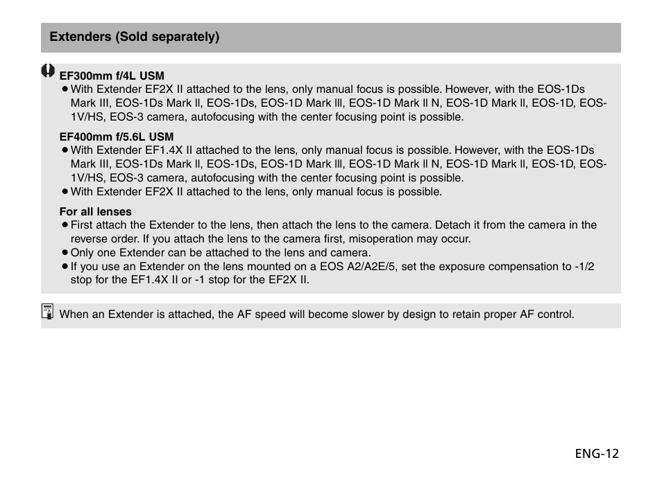 Canon EF 135mm f2L USM User Manual | Page 13 / 15
