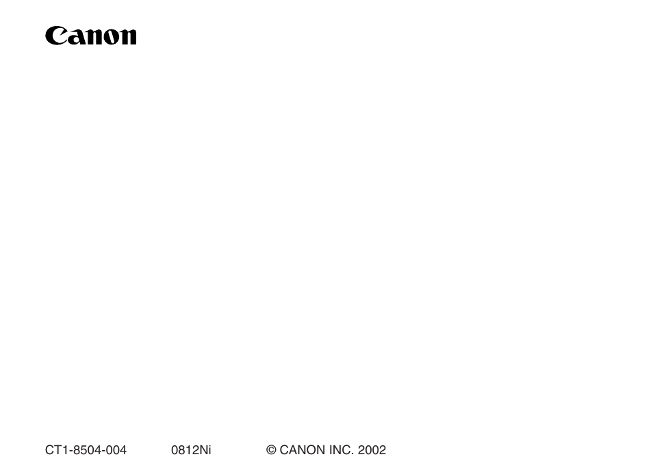 Canon EF 135mm f2L USM User Manual | Page 15 / 15